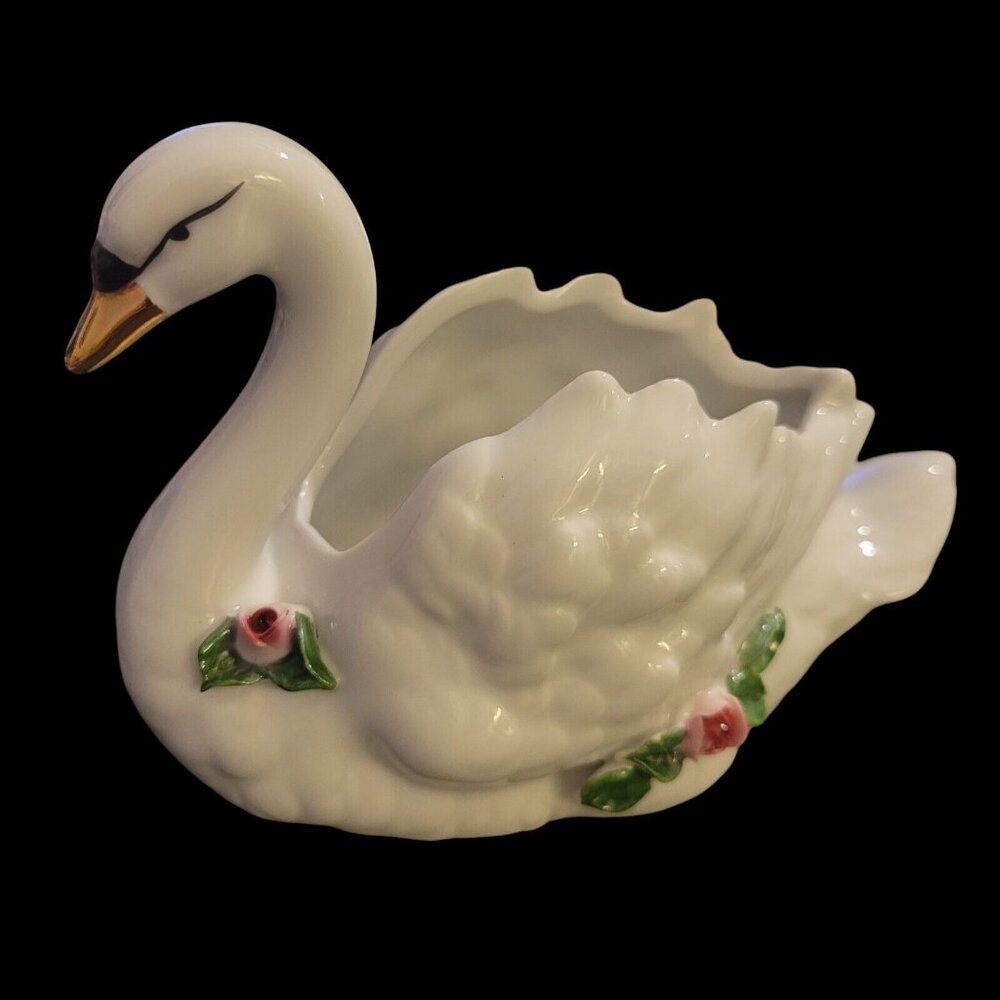 Dresden Porcelain Swan Germany